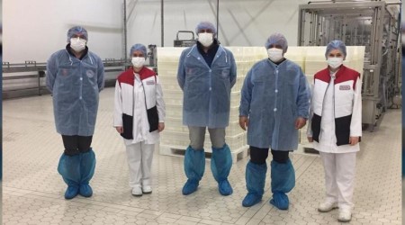 Tekirdağ'dan Çin'e ihracat olacak ürünler denetlendi
