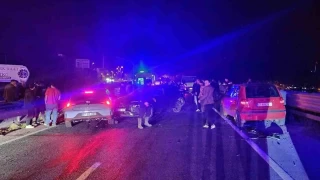 Tilkinin neden olduu zincirleme kazada 6 kii yaraland