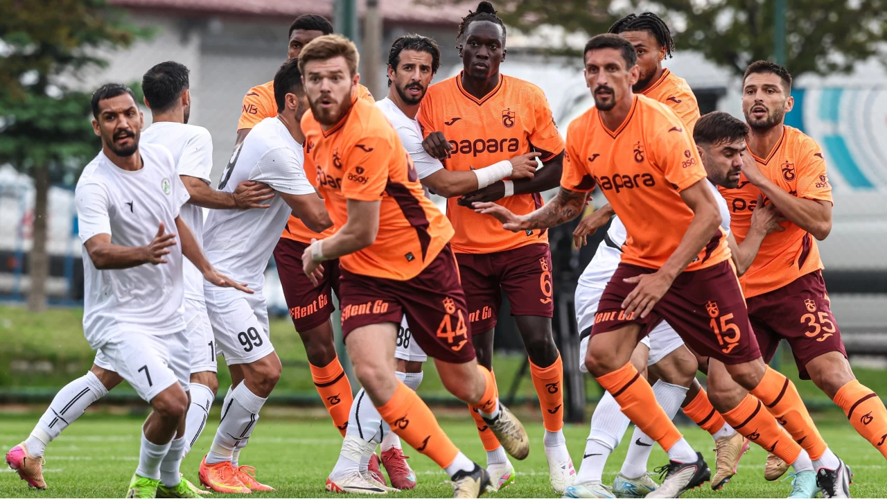 Trabzonspor hazırlık maçını 4 golle kazandı