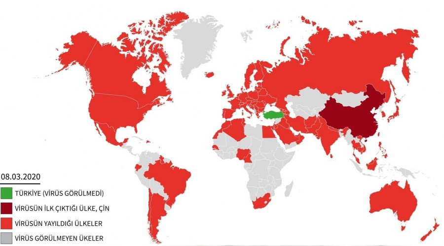 Trkiye Covid 19'da yeil hatta