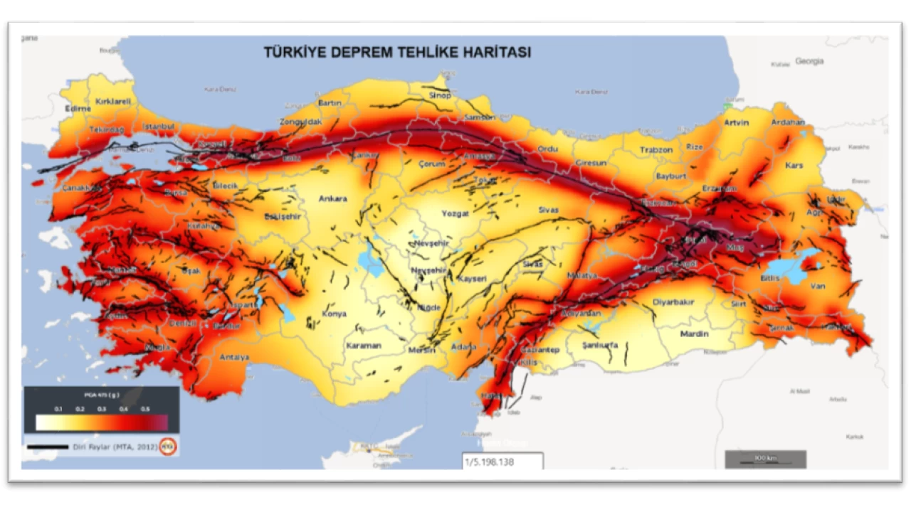 Türkiye, dört bir tarafı faylarla dolu bir deprem ülkesi