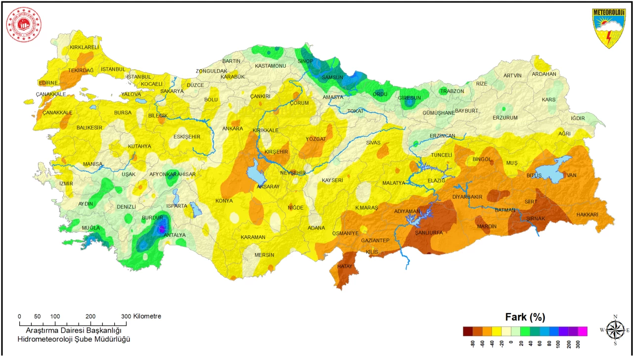 Türkiye’de Yağış Rejimi Değişiyor