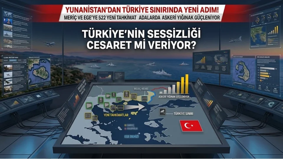YUNANİSTAN'DAN TÜRKİYE SINIRINDA YENİ ADIM!