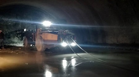 Zigana tünelinde iş kazası