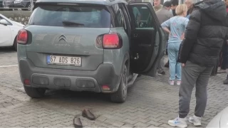 Zonguldak'ta bir kadın aracıyla kocasını ezdi