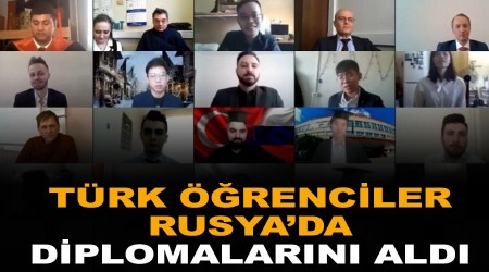 43 Türk öğrenci diplomalarını aldı