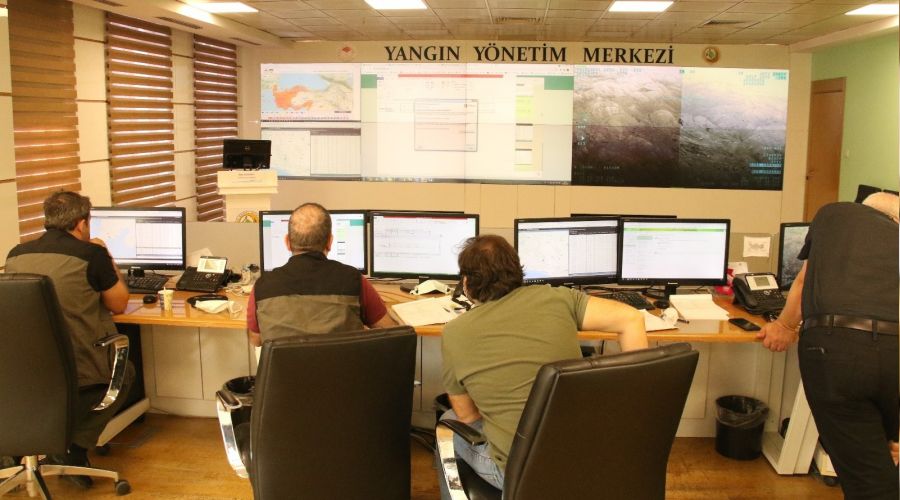 5 ilde 14 yangnla mcadele ediyor