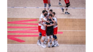 A Milli Erkek Voleybol Takm, Milletler Ligi'ndeki ilk galibiyetini ald