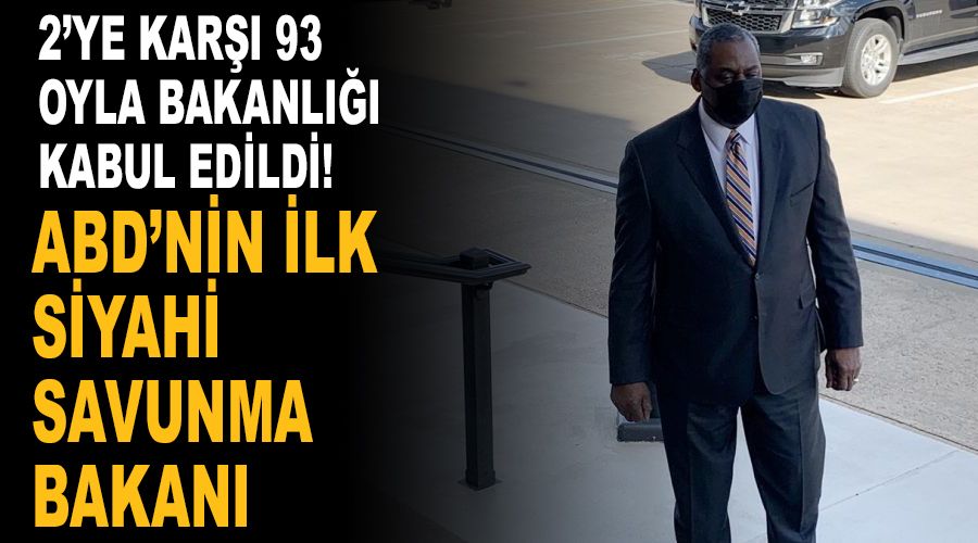 ABD'nin ilk siyahi Savunma Bakanı göreve başladı