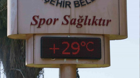 Adana'da termometreler 29 dereceyi gösterdi