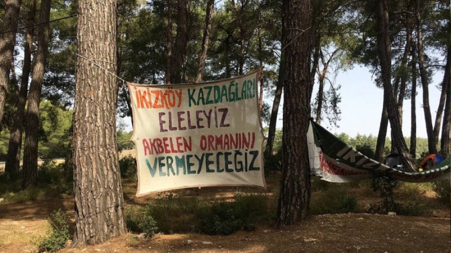 Akbelen'de direni� s�r�yor
