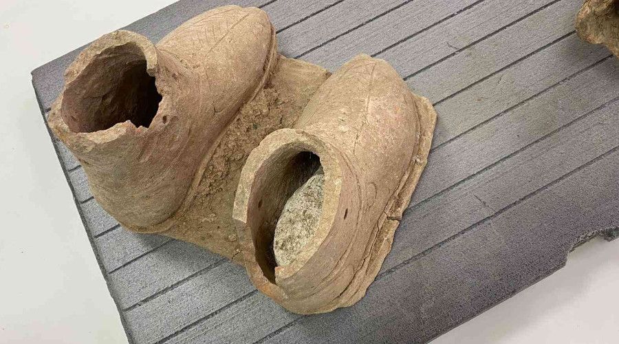 Anadolu'da ilk defa terracotta heykele rastland�