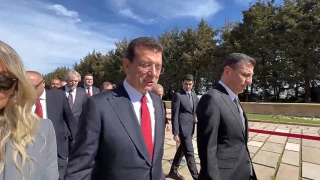 Anıtkabir'de Ekrem İmamoğlu'na müdahale