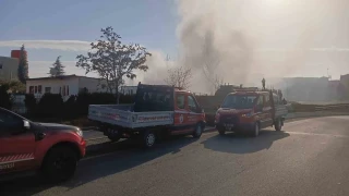 Ankara'da alkol y�kl� t�rlar alev ald�