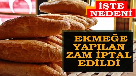 Ankara'da ekmeğe yapılan zam iptal edildi