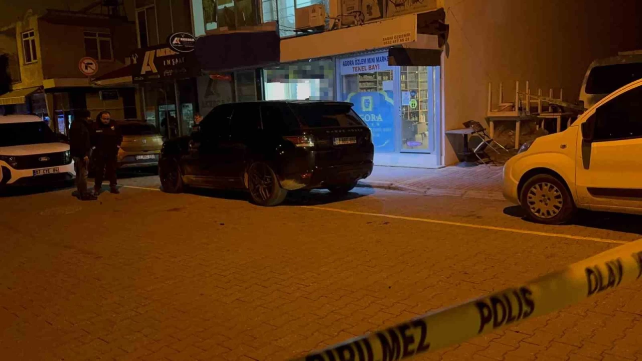 Antalya'da iş yerine silahlı saldırı