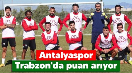 Antalyaspor Trabzon'da puan aryor