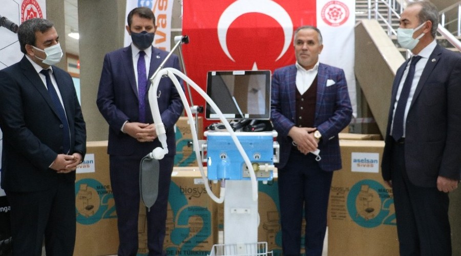 ASELSAN �retti, yerli ve milli ventilat�ler teslim edildi
