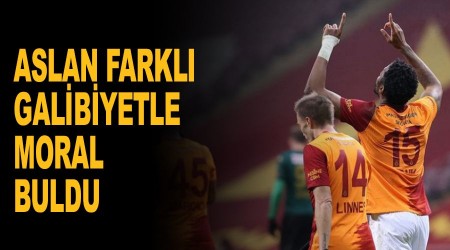 Aslan farkl galibiyetle moral buldu 