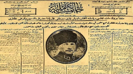 Atatürk’ün Hakimiyet-i Milliye gazetesinde kaleme aldığı makale