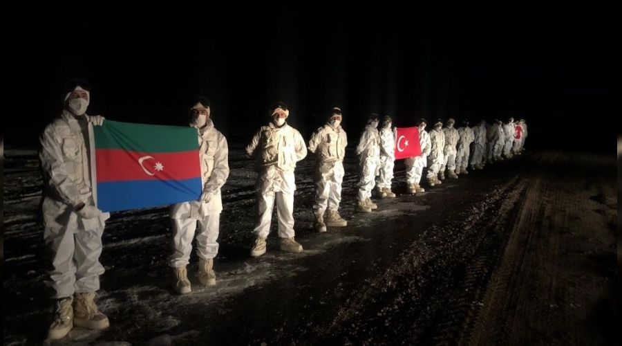 Azerbaycan askerleri 'K�� Tatbikat�' i�in Kars'ta