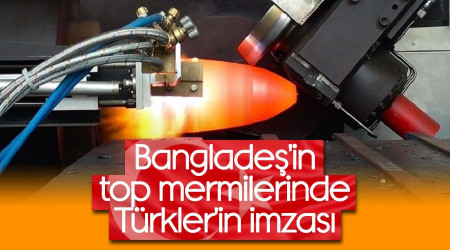 Bangladeş'in top mermilerinde Türkler'in imzası