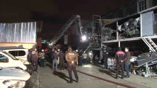 Ba�ak�ehir Atat�rk Oto Sanayi  Sitesi'nde yang�n: 1 �l�