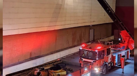 Bayrampaşa'da AVM'de yangın paniğe sebep oldu