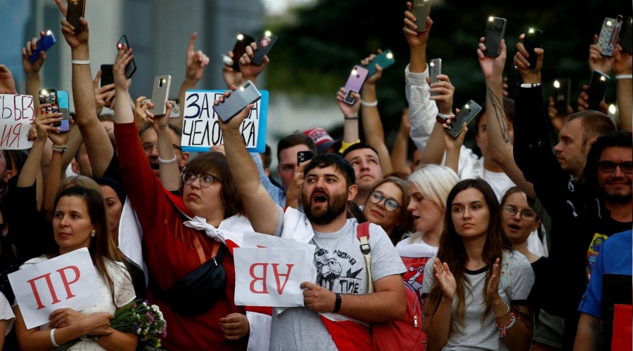 Belarusta protestolar dinmiyor
