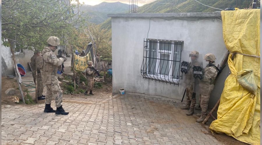 Bitlis merkezli terr operasyonu: 9 gzalt