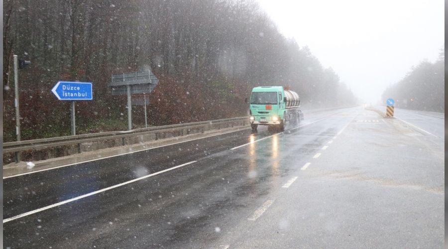 Bolu Da��'nda kar ya���� ba�lad�