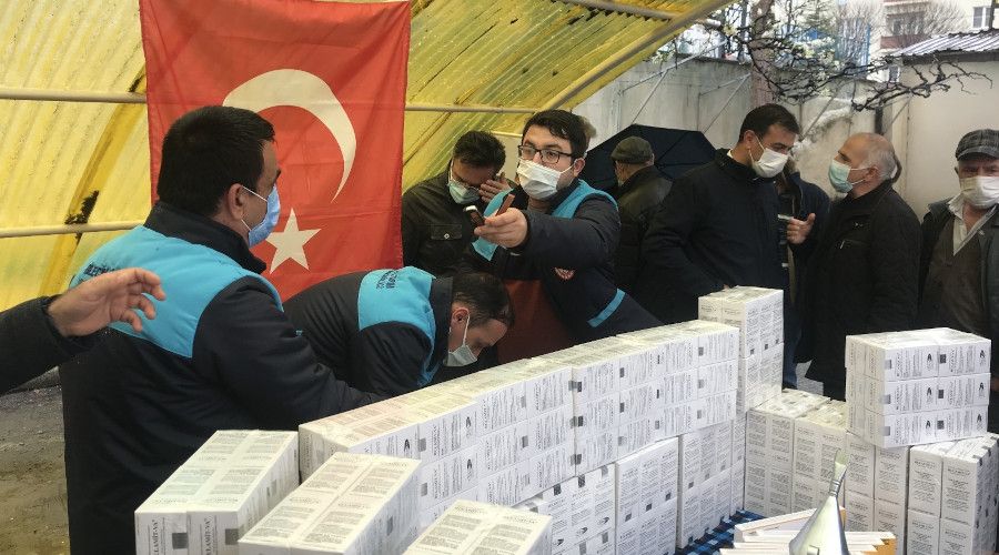 Bozüyük'te arı üreticilerine ilaç dağıtımı yapıldı