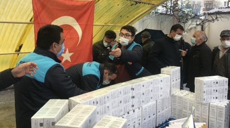 Bozüyük'te arı üreticilerine ilaç dağıtımı yapıldı