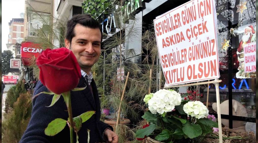 Bu da 'Askıda Çiçek' kampanyası