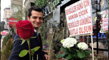 Bu da 'Askıda Çiçek' kampanyası