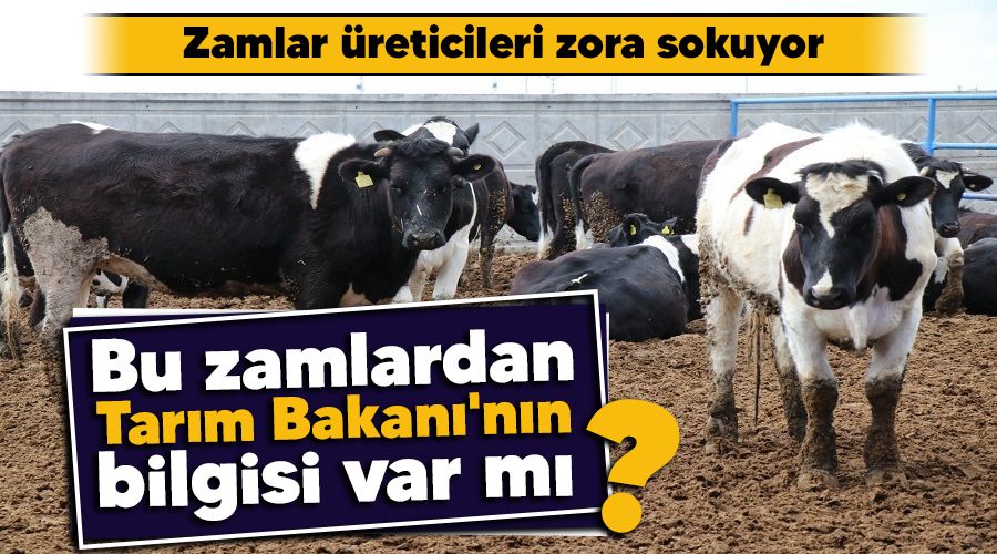 Bu zamlardan Tar�m Bakan�'n�n bilgisi var m�?