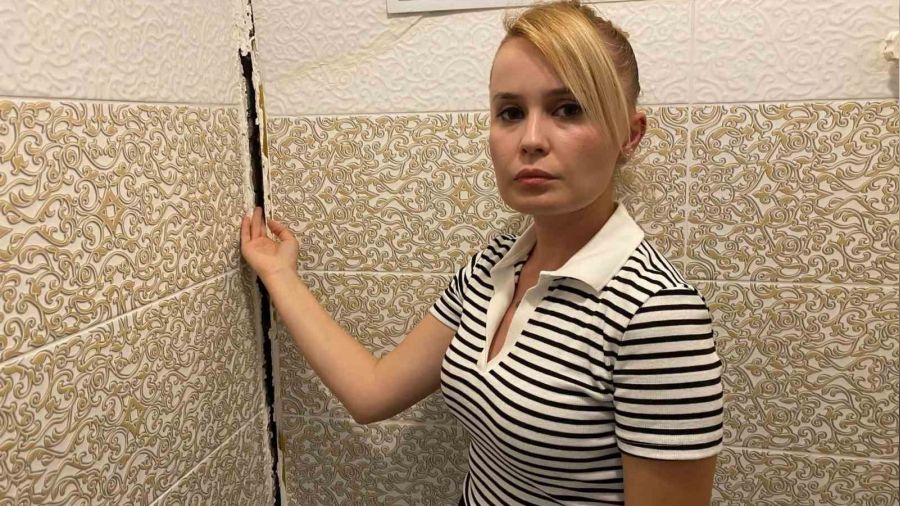 B�y�k umutlarla ald�klar� evler kabuslar� oldu: ��kan sesler y�z�nden evlerini terk ediyorlar