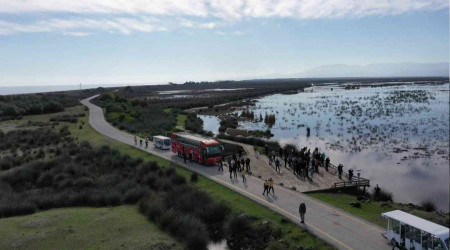 Büyükelçiler Kızılırmak Deltası'nda kuş gözlemledi
