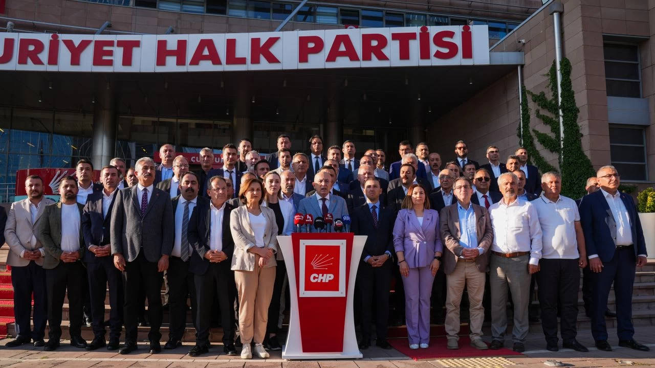 CHP il başkanları ortak açıklama yaptı