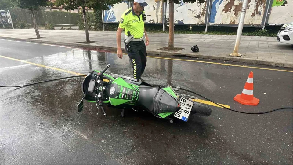 �orum'da motosiklet kazas�: 1 �l�