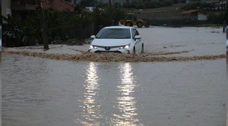 Çubuk'ta yağıştan tarım arazileri zarar gördü