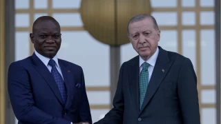 Cumhurbakan Erdoan, Gabon Cumhurbakan Oligui Nguema'y resmi trenle karlad