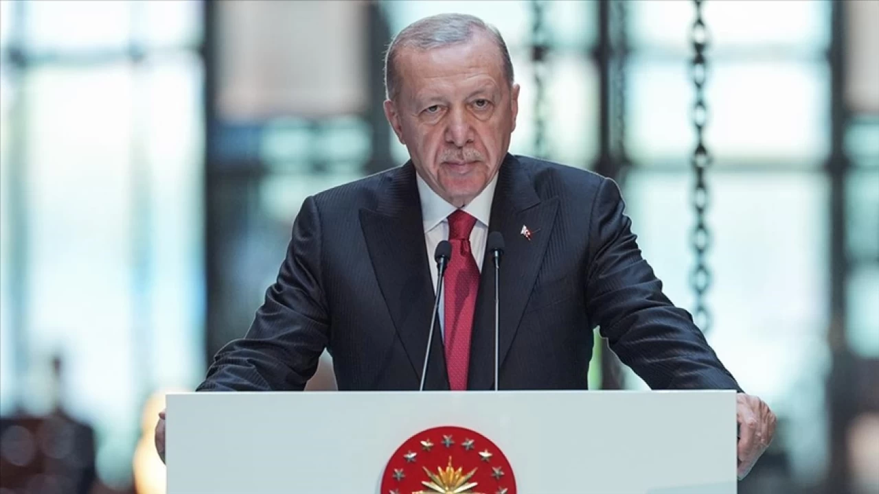 Cumhurbakan Erdoan, Rixos Tersane stanbul'un al treninde konutu