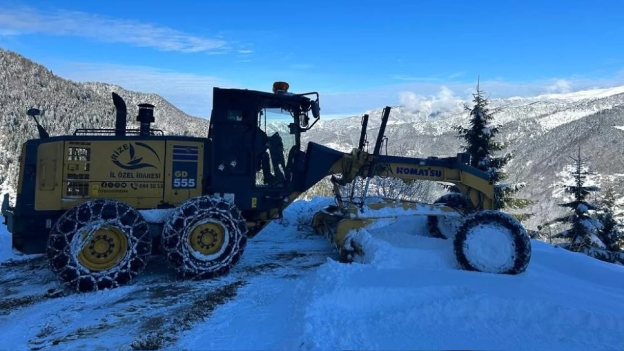 Do�u Karadeniz'de 367 k�y yolu ula��ma kapand�