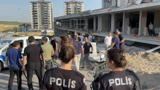 Edirne'de inşaat işçileri arasında kavga