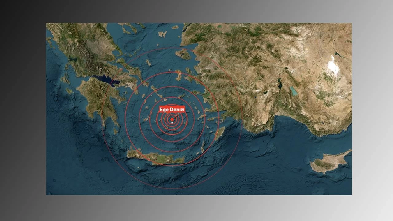 Ege Denizi'nde bugün 4 ve üzeri 9 deprem oldu