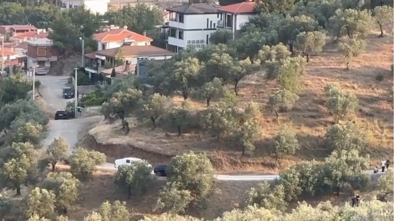 Ekrem İmamoğlu'nun babasına ait olduğu iddia edilen Güre'deki arazide arama yapıldı