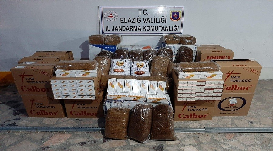 Elazığ’da tütün operasyonu