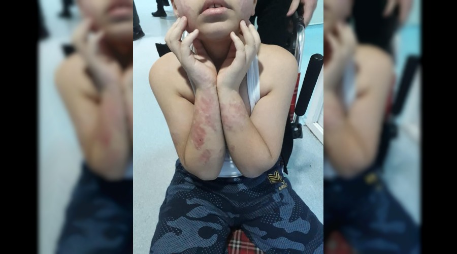 Engelli �ocu�a darp 