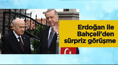 Erdoğan ile Bahçeli'den sürpriz görüşme